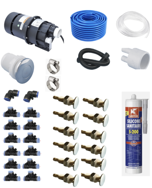 Luchtbubbelset ‘Easy’ met 12 luchtjets