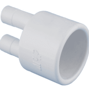 Tee 32mm Socket Inlaat – 2x12mm Outlet.