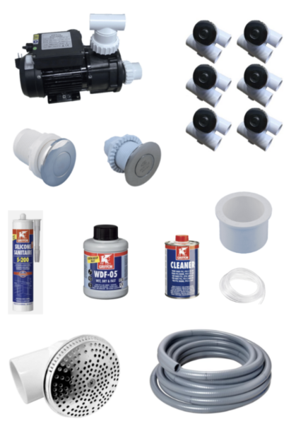 Whirlpool inbouwkit 6-delig Micro