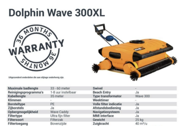 Dolphin Wave 300XL Zwembadrobot