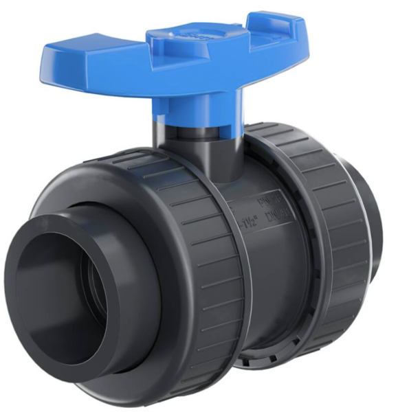 Kogelkraan PVC-U 50mm