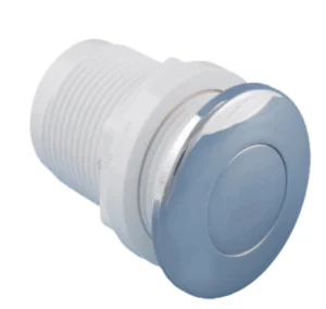 Pneumatische Schakelaar chroom, Spa Massage Bad ABS-kunststof, eenvoudig te monteren