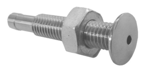 Luchtjet 8mm RVS lengte 58mm
