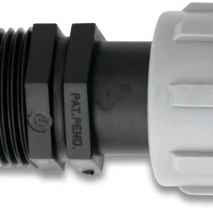 Tavlit PP overgangsstuk, 1 x swivel 1" x 1" bu.dr.
