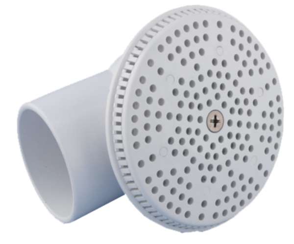 Aanzuigrooster wit 50mm