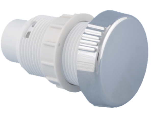 Luchtknop aircontroller Chroom