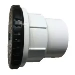 Aanzuigrooster Recht Zwart 50mm