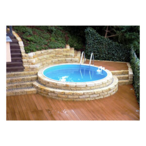 Zwembadset Ibiza Rond 420 x 120 cm