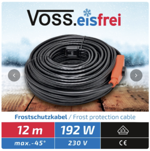 VOSS.eisfrei Verwarmingskabel 12 meter