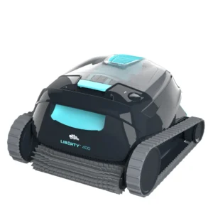 Dolphin Liberty 400 EU Dark draadloze zwembadrobot voor reiniging van bodem, wanden en waterlijn
